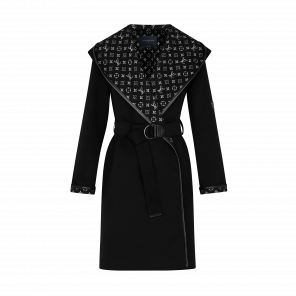 Louis Vuitton Hooded Wrap Coat